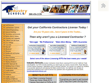 Tablet Screenshot of industryschools.com